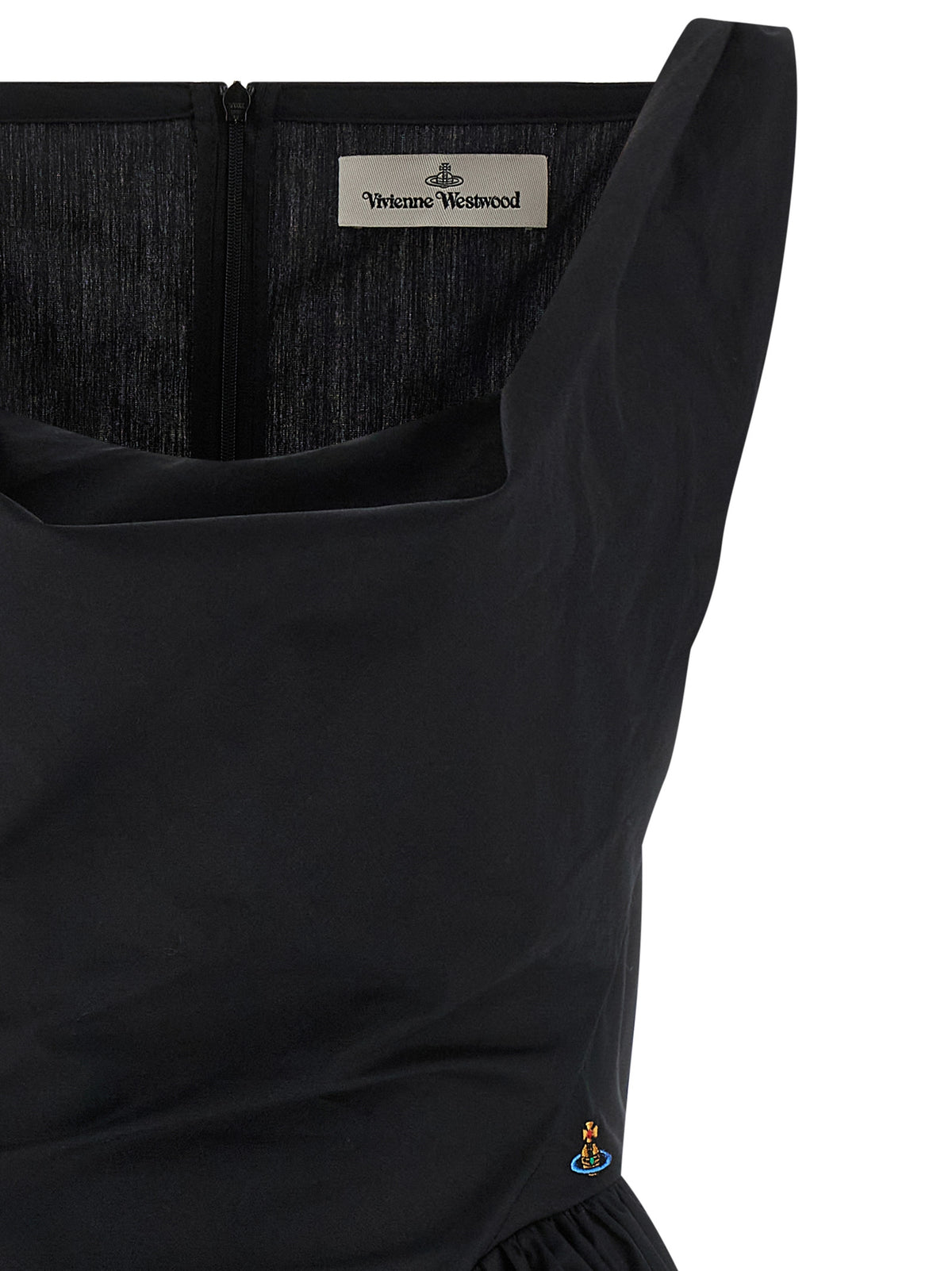 Vivienne Westwood Black Cotton Short Dress