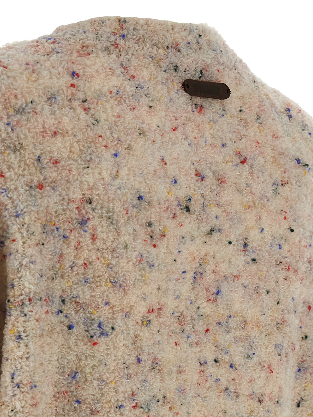 Moschino Multicolor Virgin Wool Cardigan