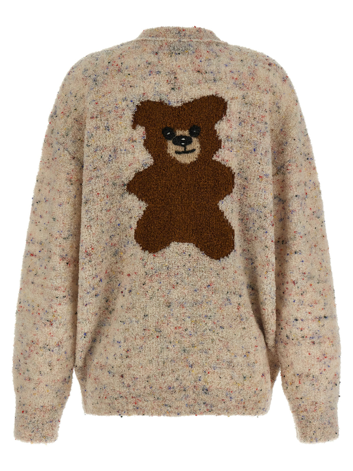 Moschino Beige Virgin Wool Cardigan