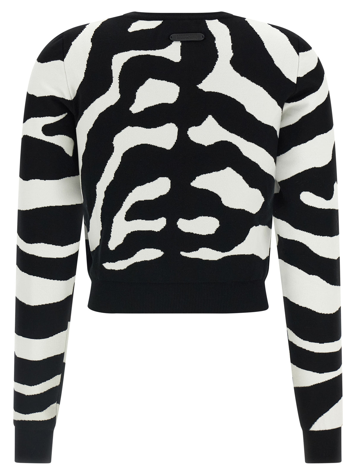 Moschino Black Viscose Cardigan