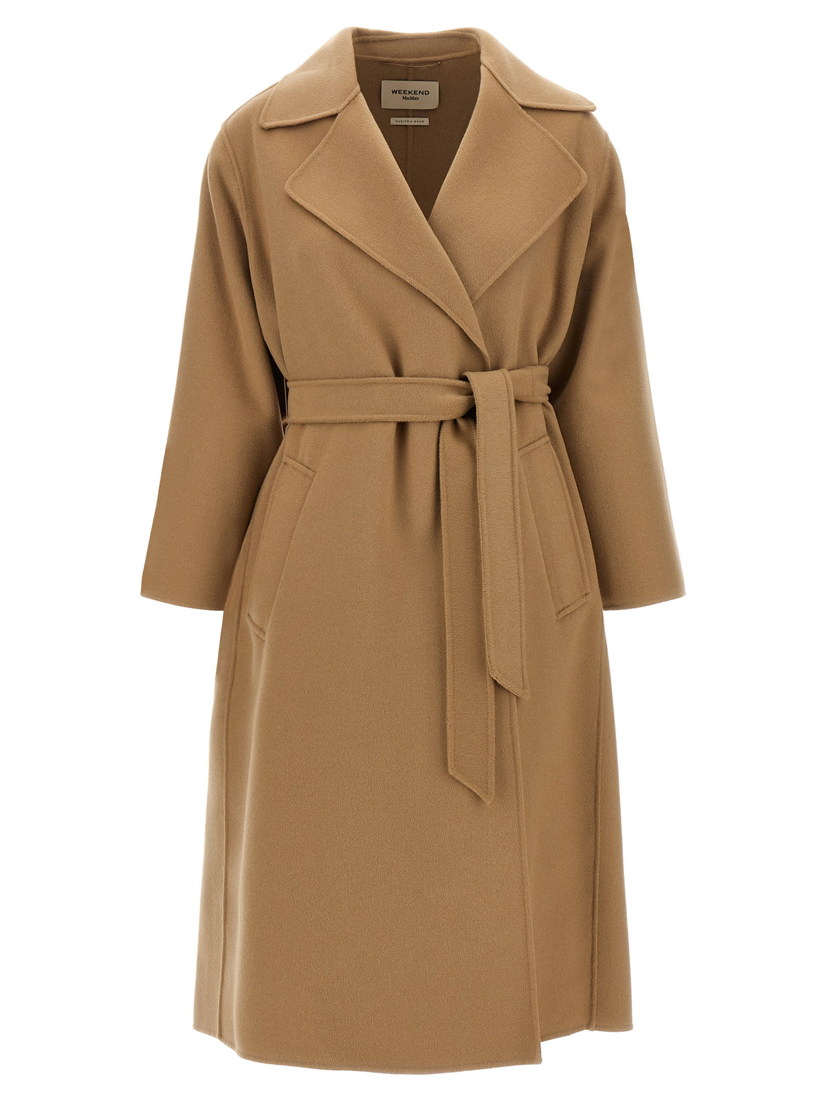 Max Mara Beige Virgin Wool Coat
