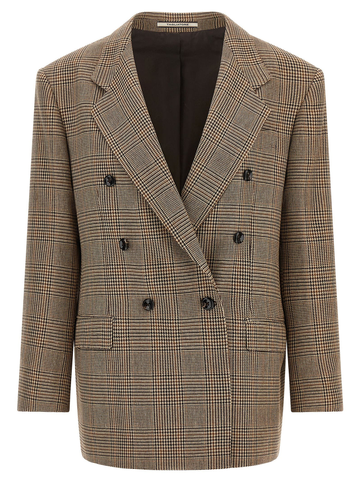 Tagliatore Brown Polyester Blazer