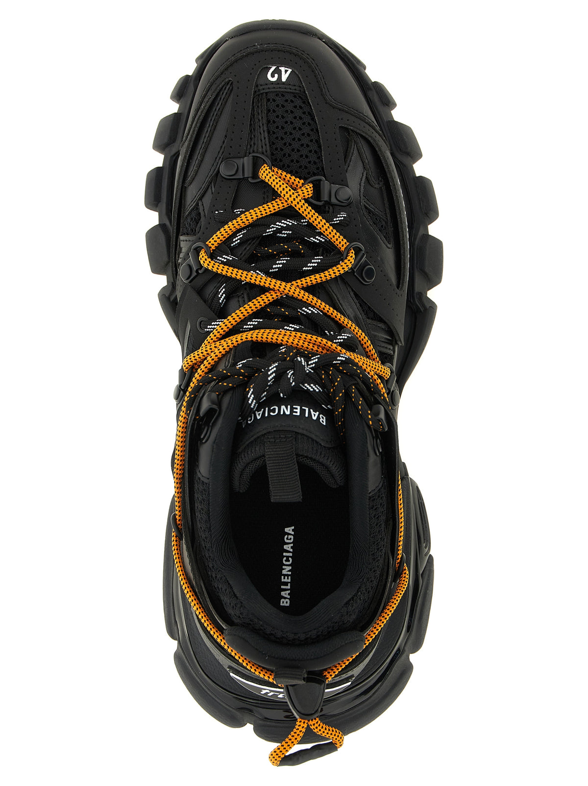 Balenciaga Black Polyethylene Athletic Sneakers