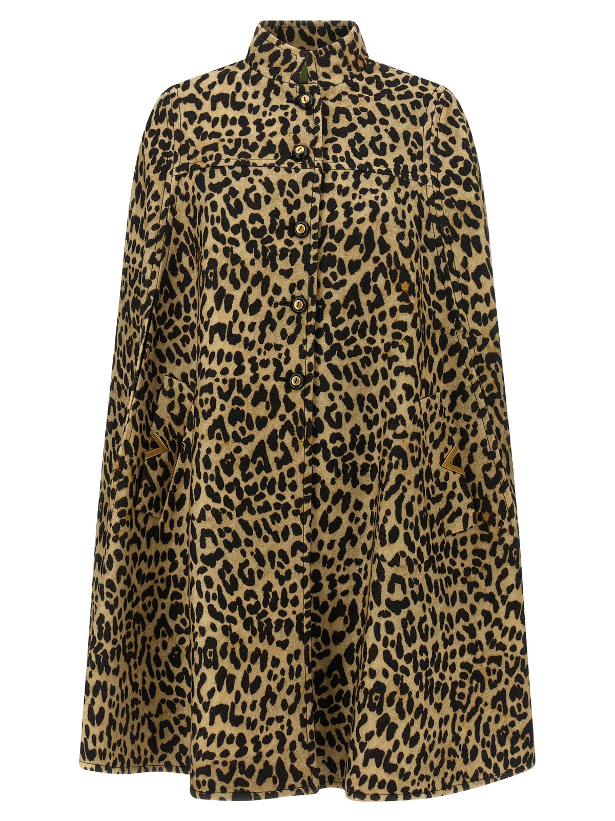 Valentino Garavani Brown Wool Coat