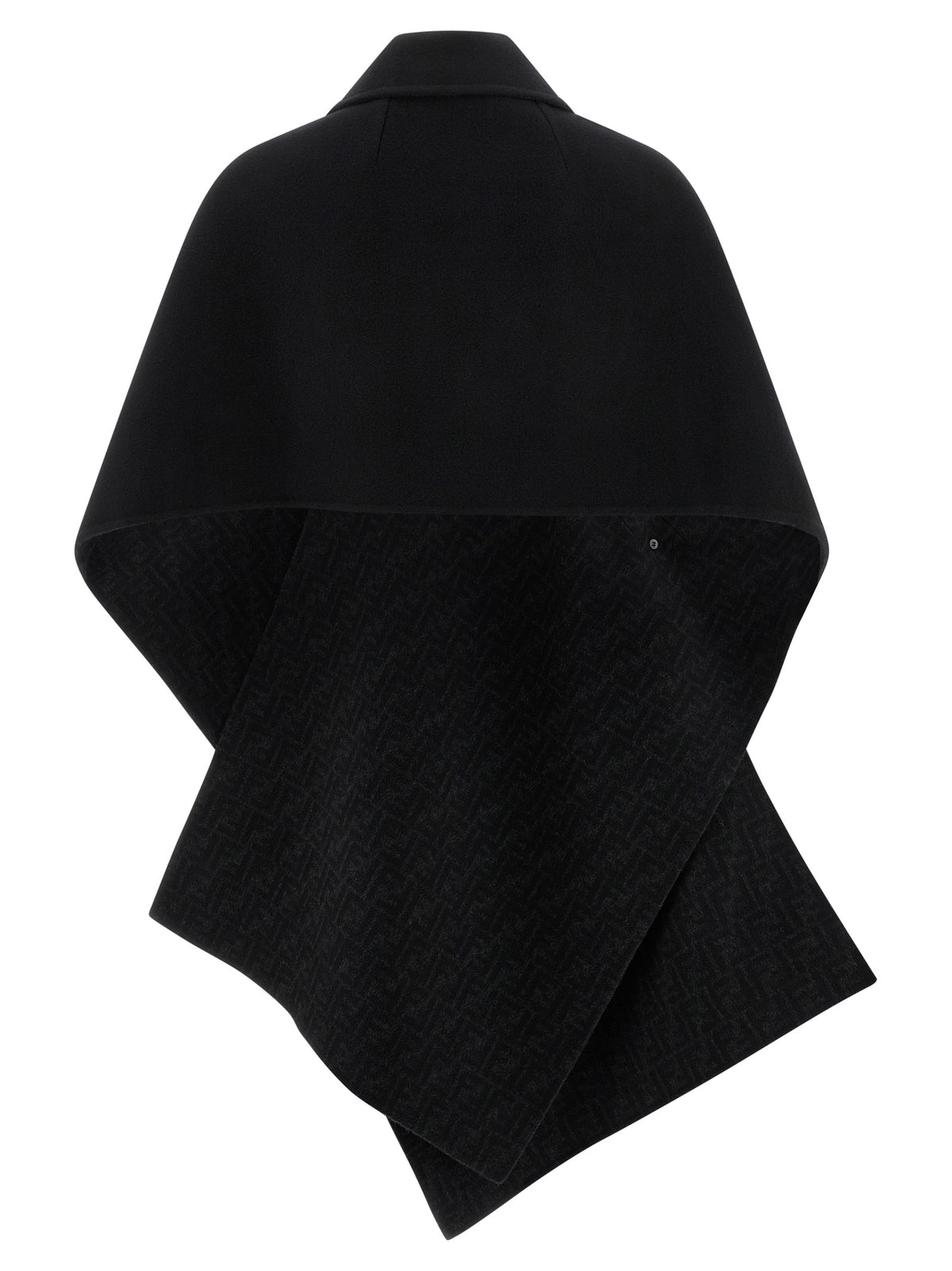 Fendi Black Virgin Wool Coat