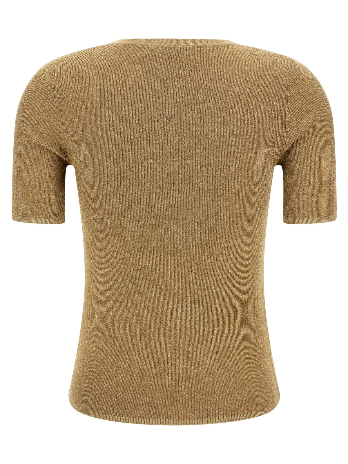 Max Mara Gold Polyamide T-Shirt