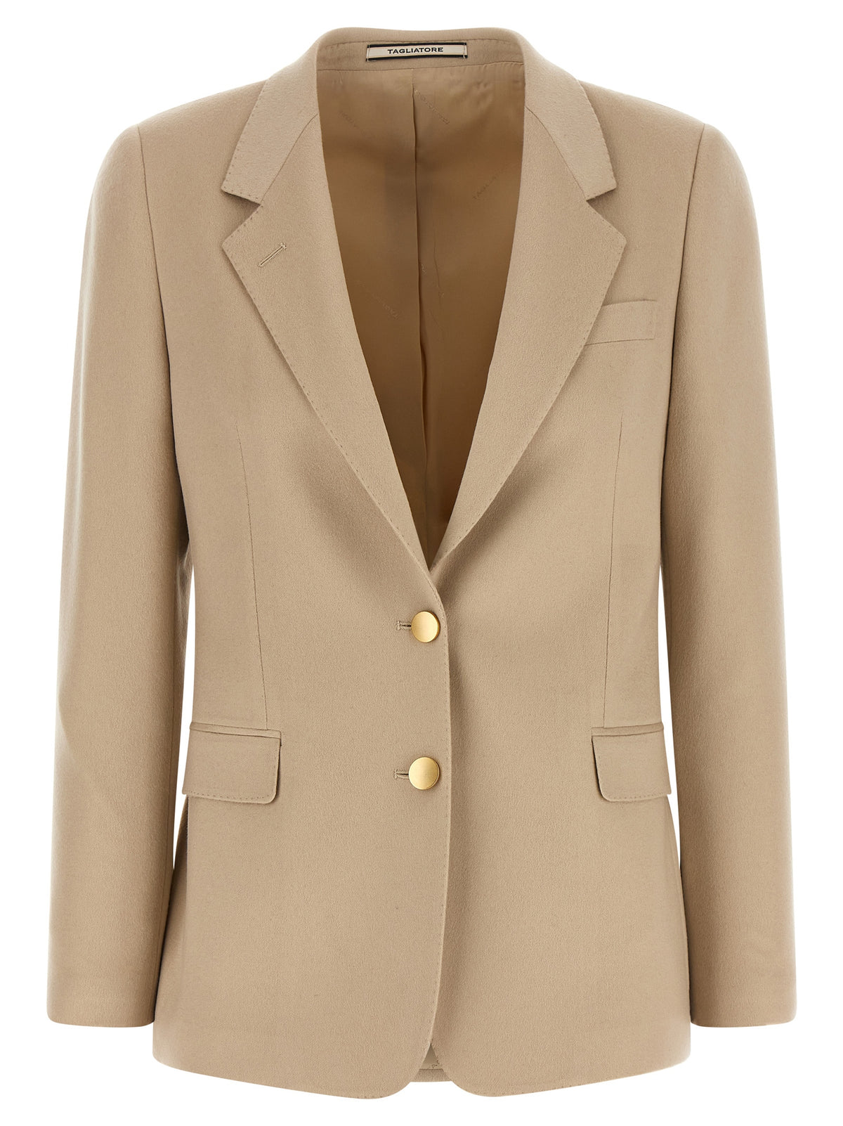 Tagliatore Beige Cashmere Blazer