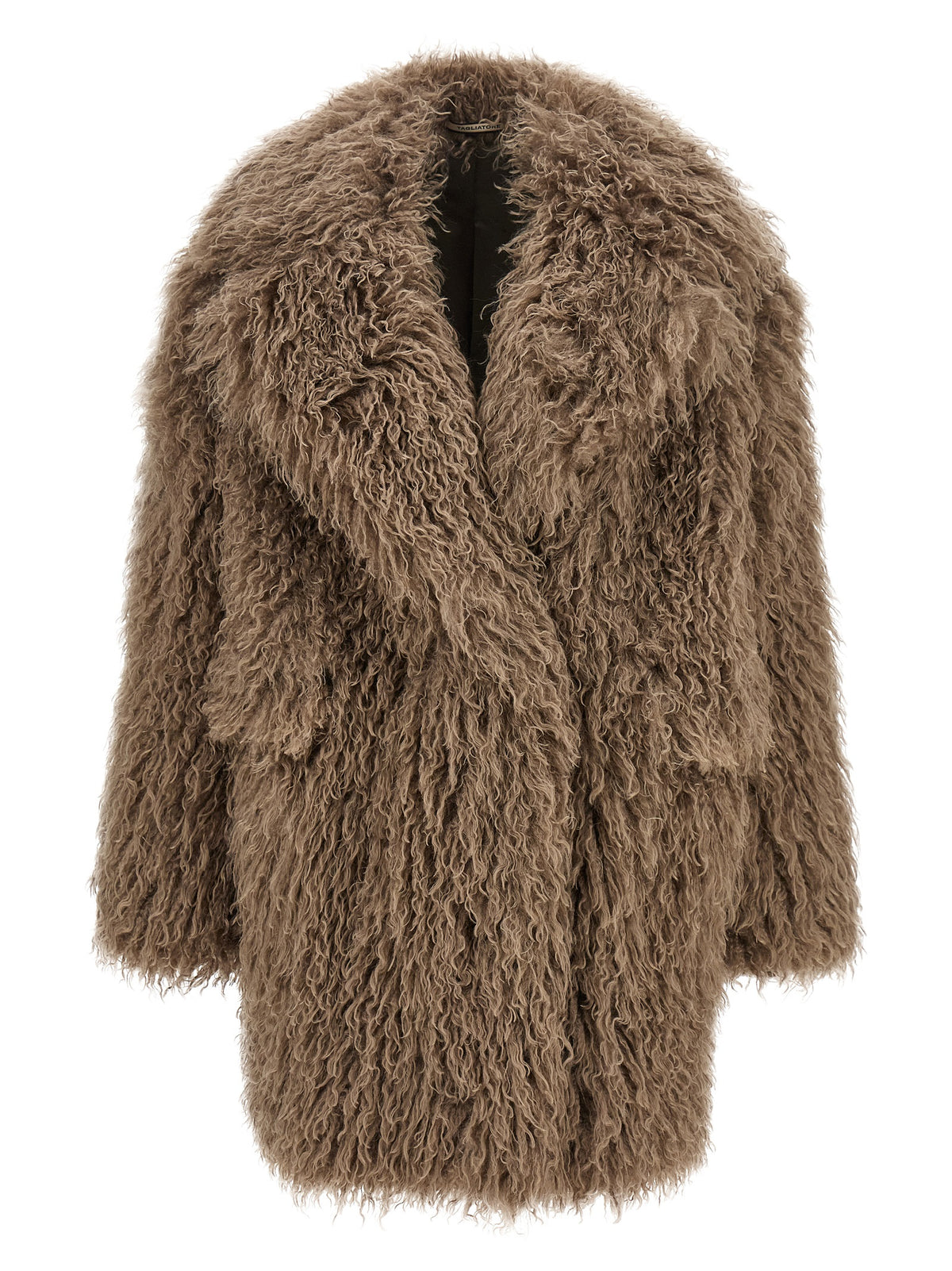 Tagliatore Gray Polyester Coat