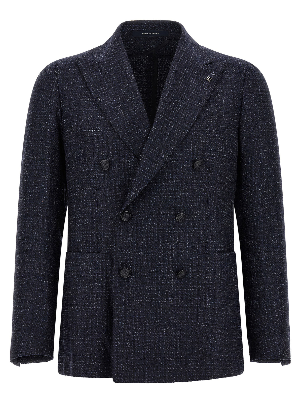 Tagliatore Blue Virgin Wool Blazer