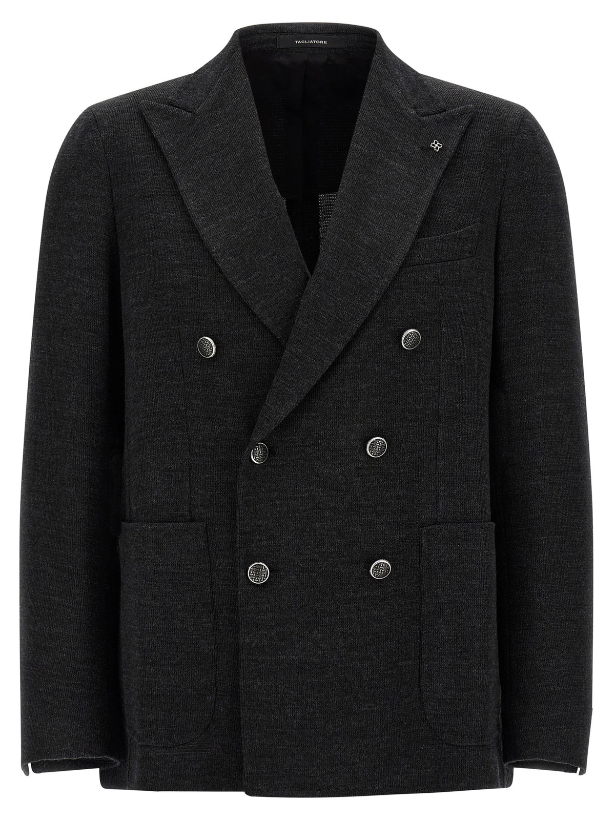 Tagliatore Gray Polyester Blazer