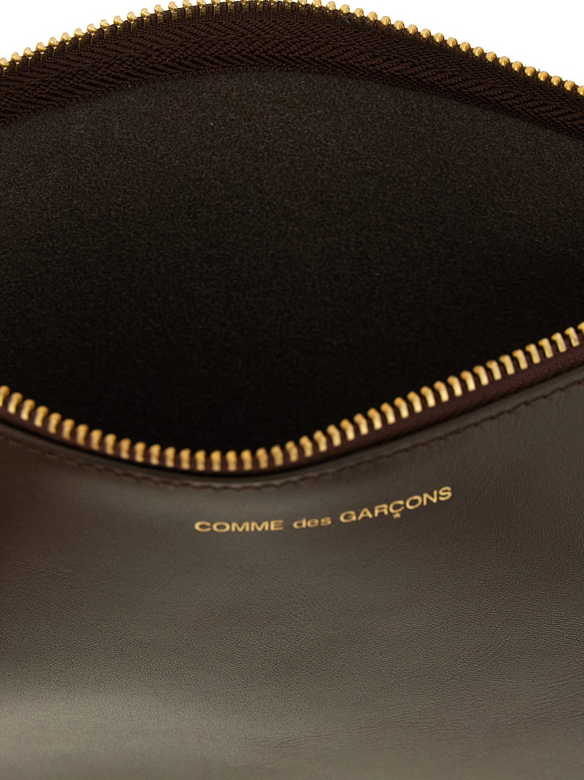 Comme Des Garçons Brown Cowhide Cardholder