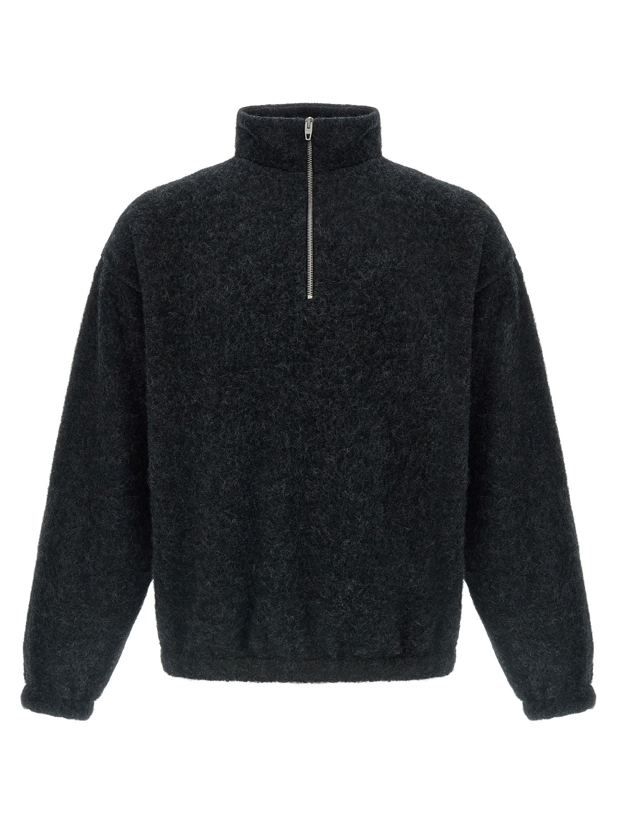 Jil Sander Gray Wool Sweatshirt