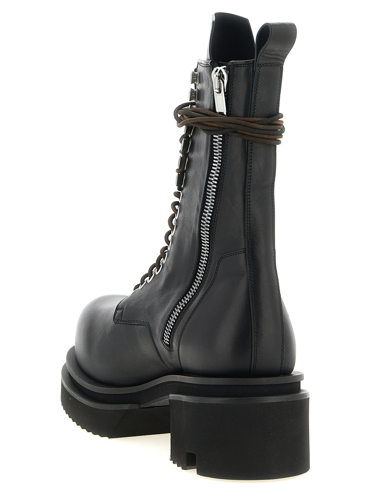 Rick Owens Black Calfskin Chelsea Boots