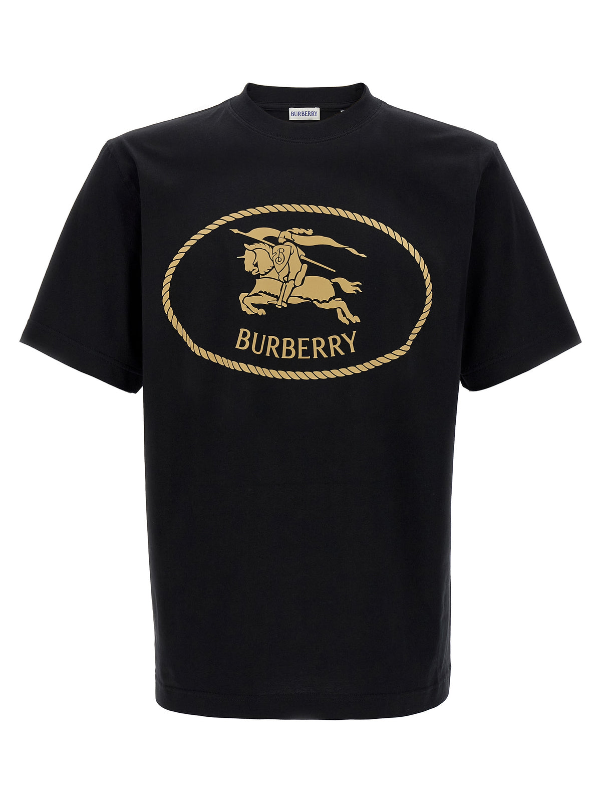 Burberry Black Cotton T-Shirt