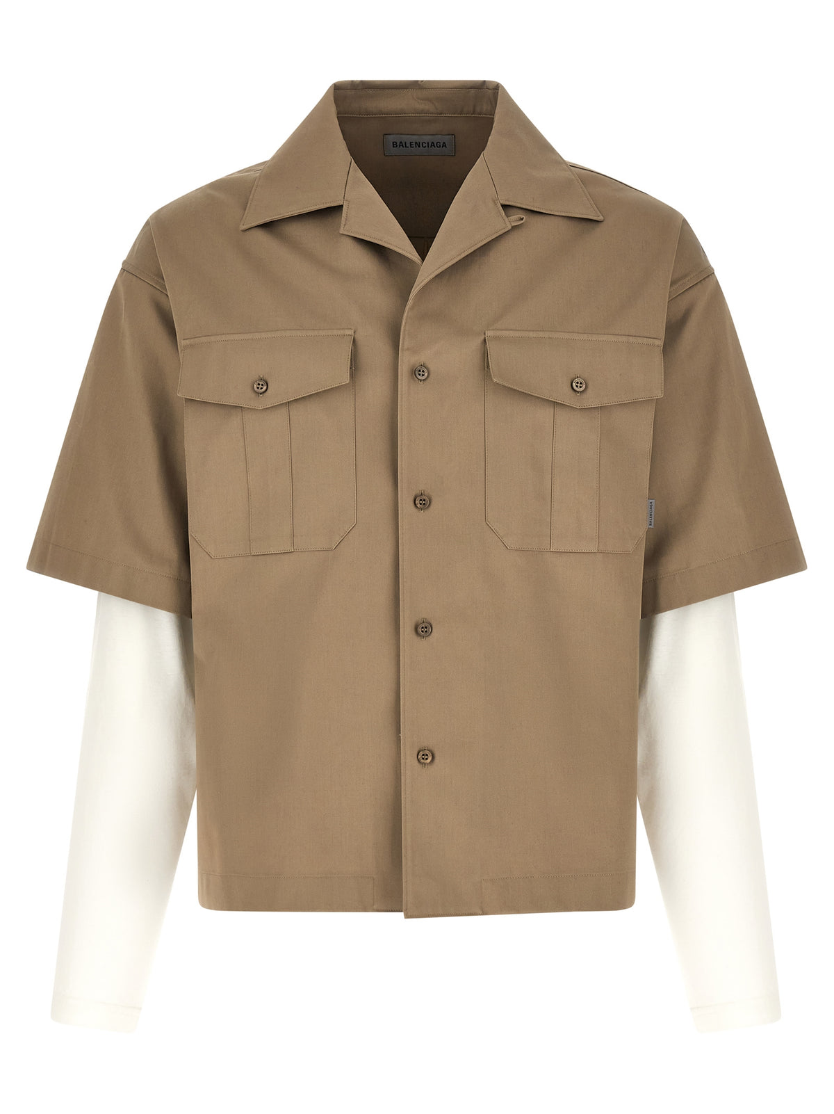 Balenciaga Beige Cotton Blouse