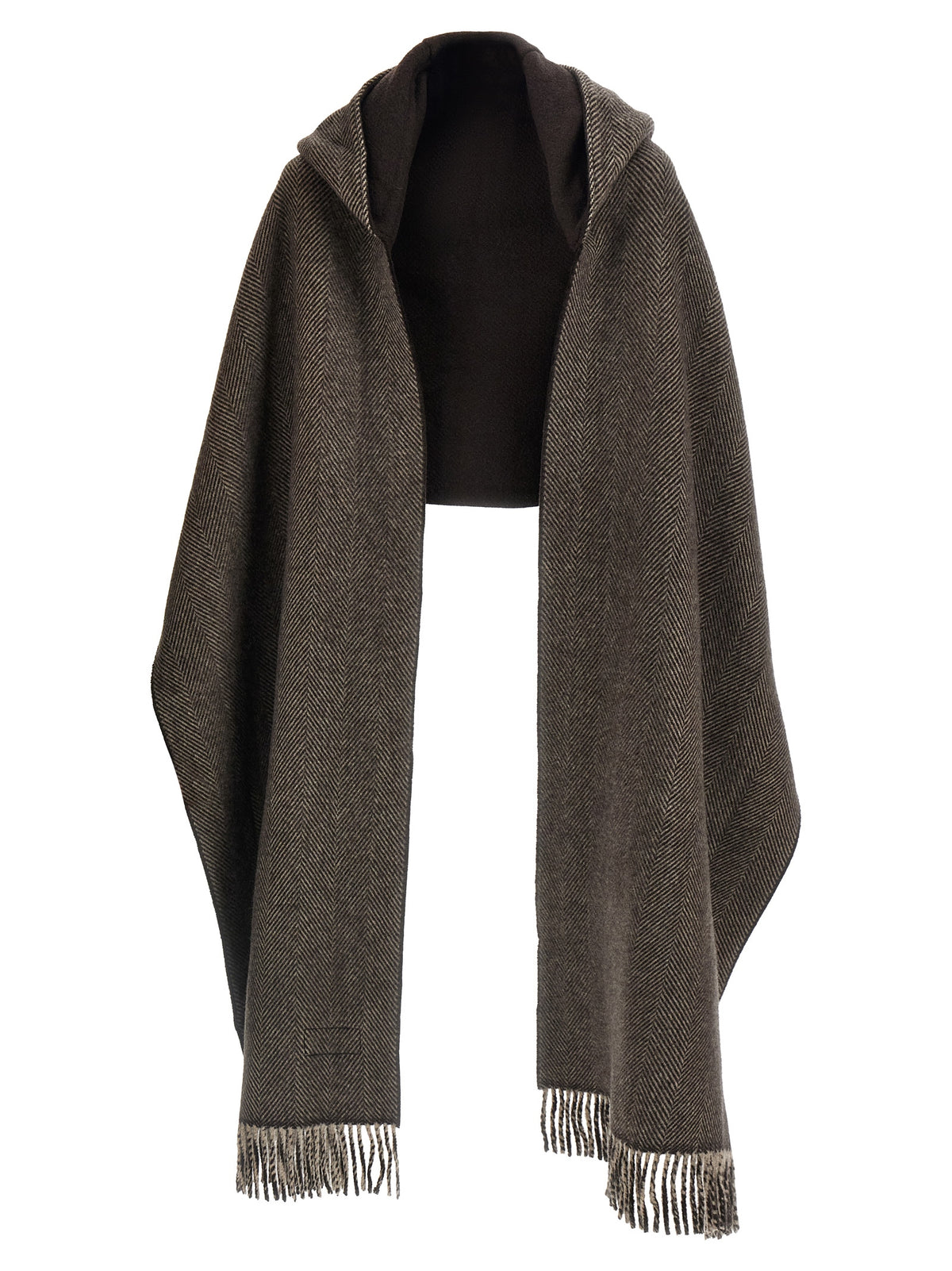 Brunello Cucinelli Brown Cashmere Scarf
