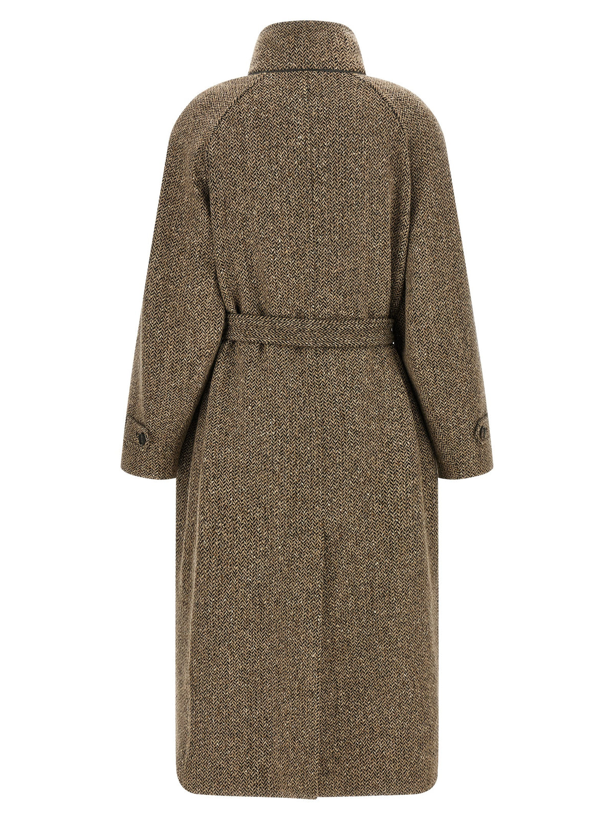 Brunello Cucinelli Brown Virgin Wool Coat