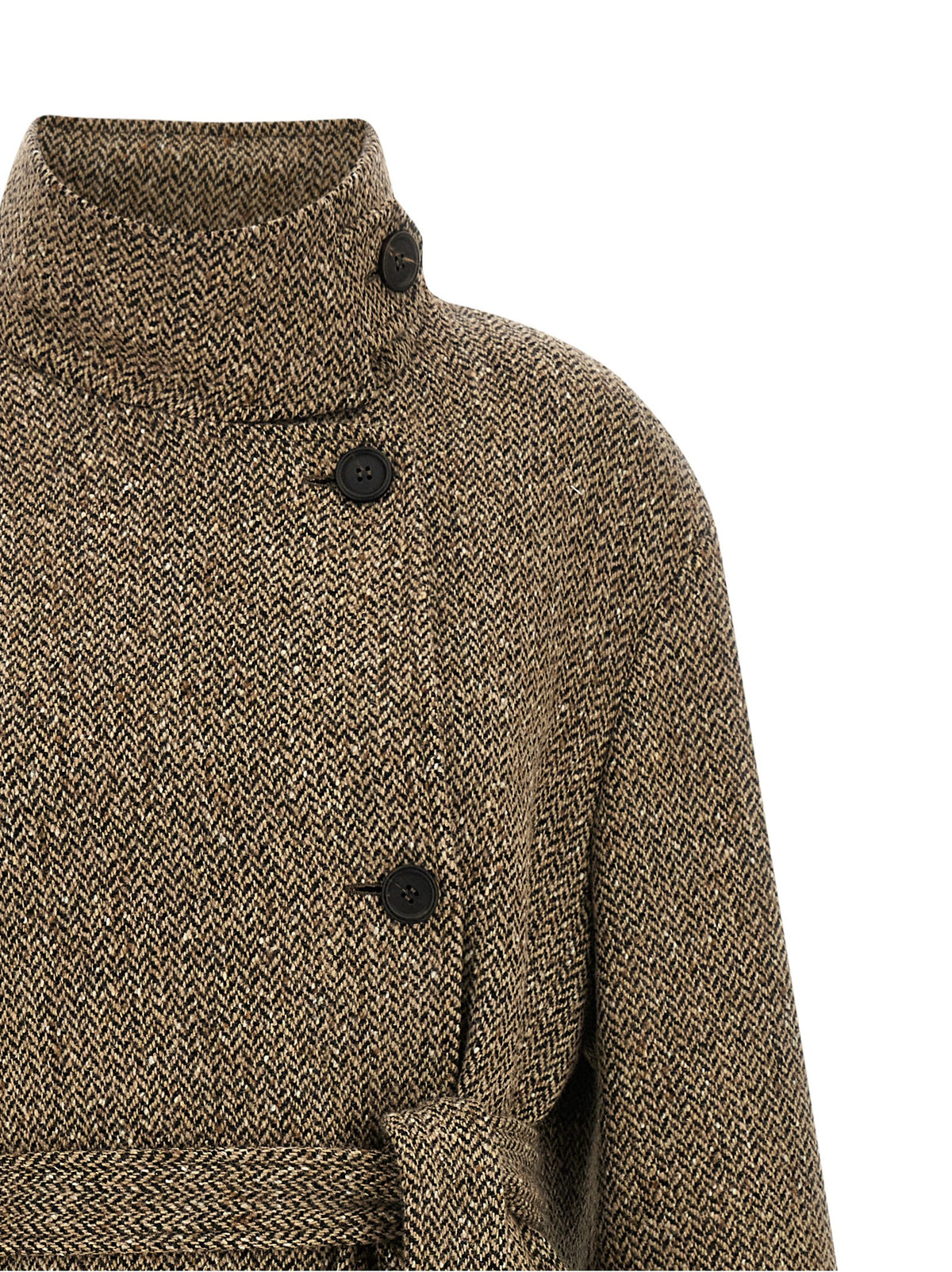 Brunello Cucinelli Brown Virgin Wool Coat