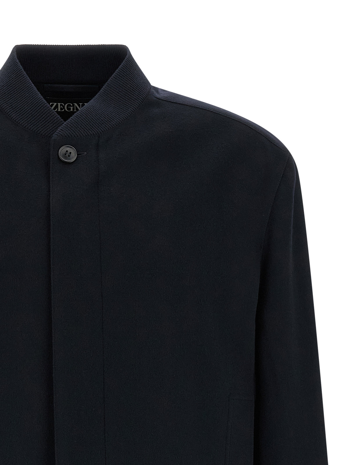 ZEGNA Blue Cashmere Bomber