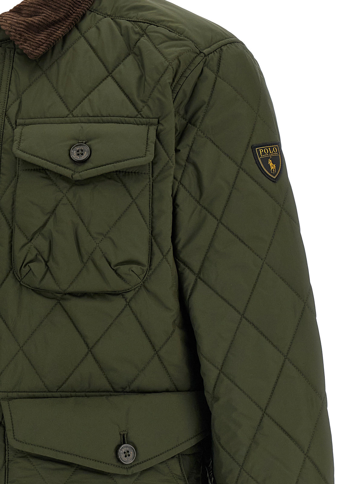 Polo Ralph Lauren Bicolor Polyester Full-Length Jacket