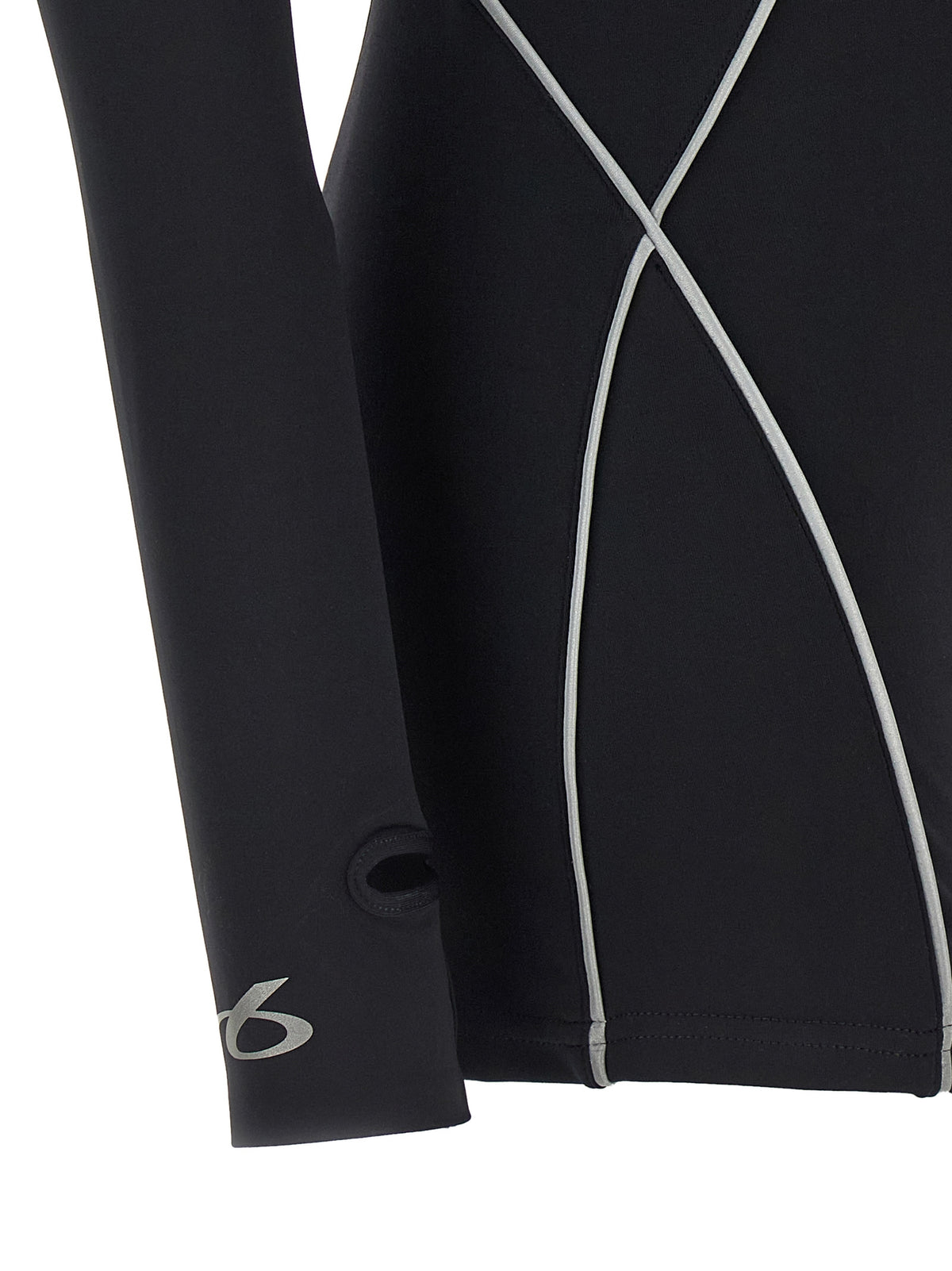 Balenciaga Black Polyamide Bodysuit