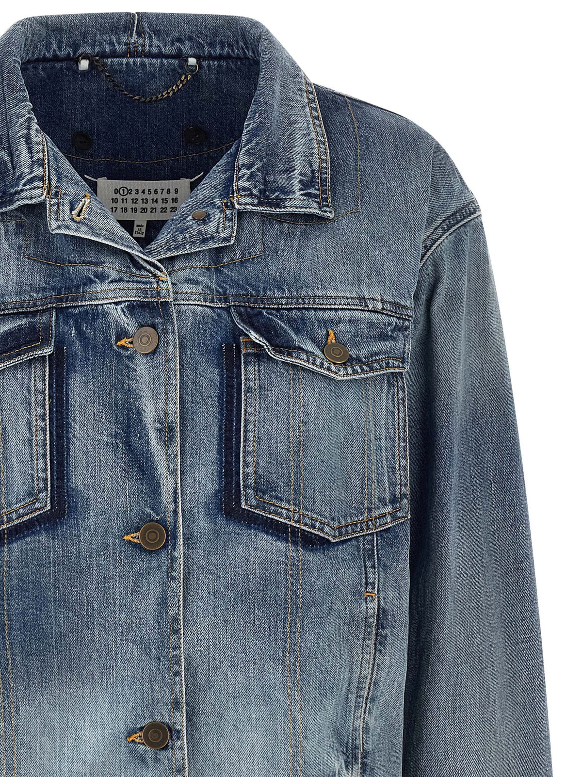 Maison Margiela Blue Cotton Denim Jacket