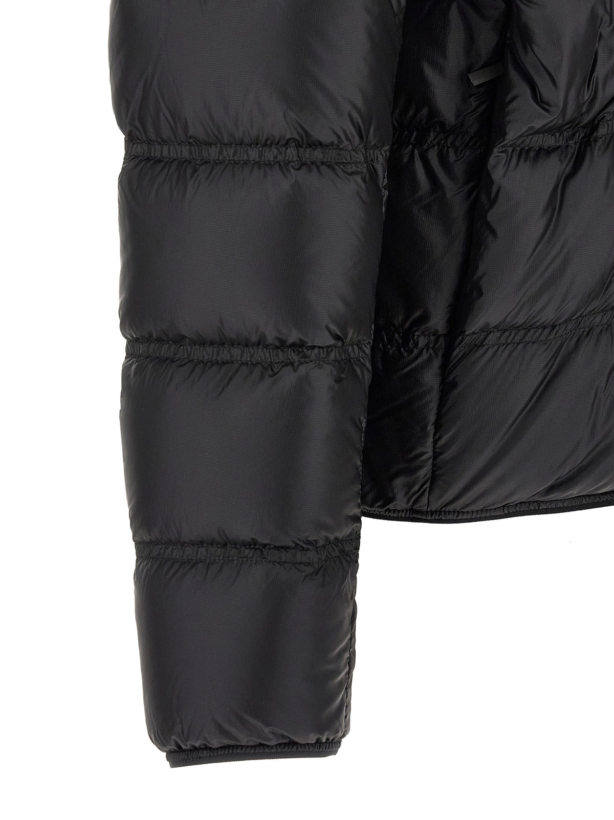 Moncler Black Polyamide Full-Length Jacket