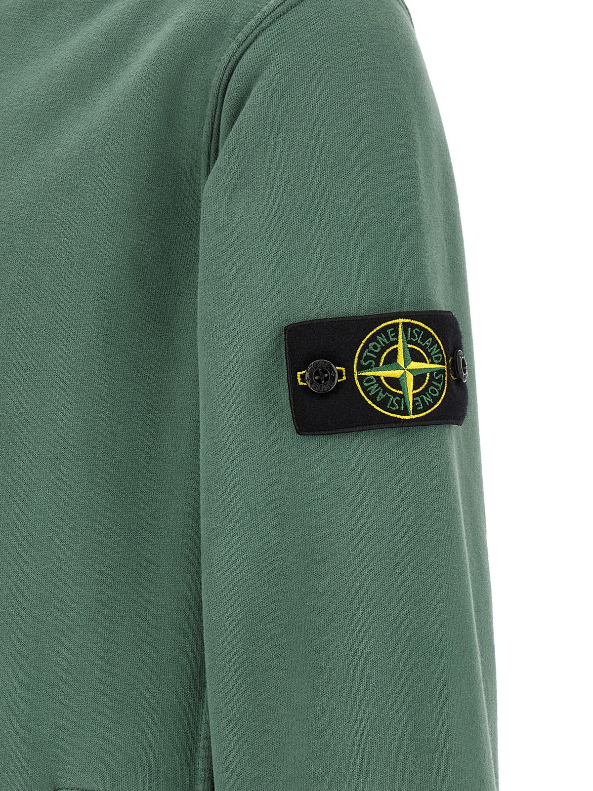 Stone Island Bicolor Cotton Sweatshirt