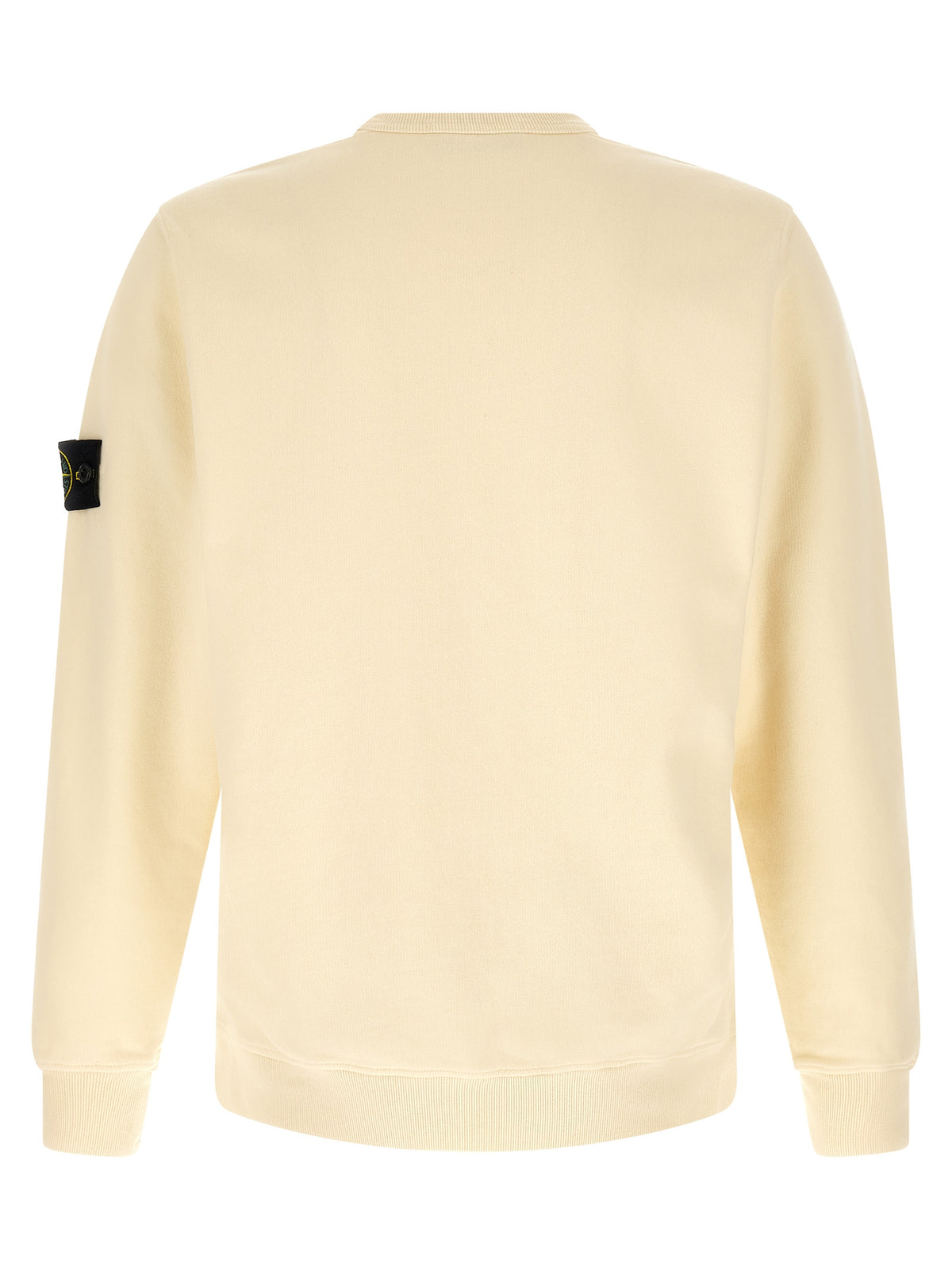 Stone Island White Cotton Sweatshirt