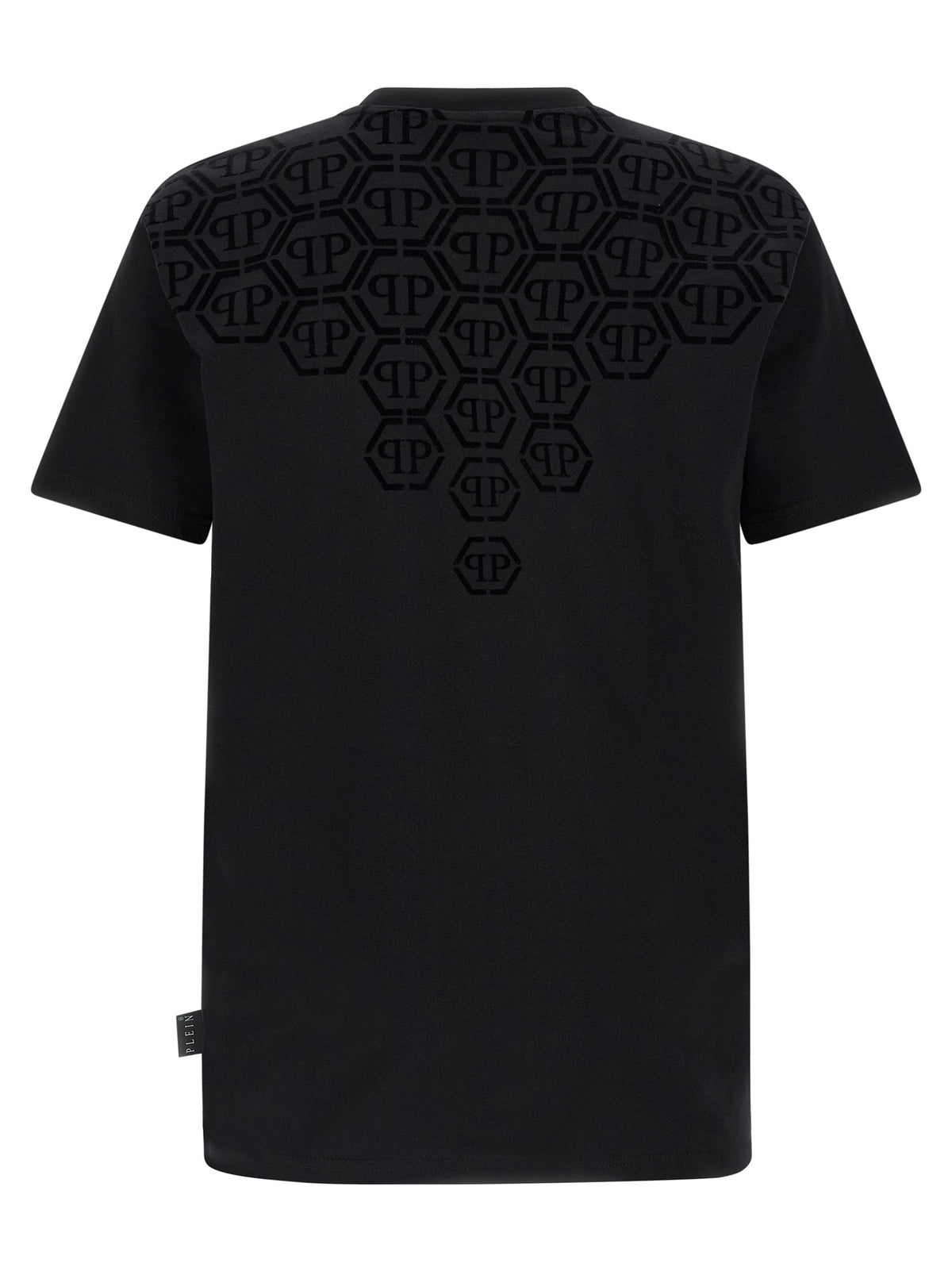 Philipp Plein Black Cotton T-Shirt