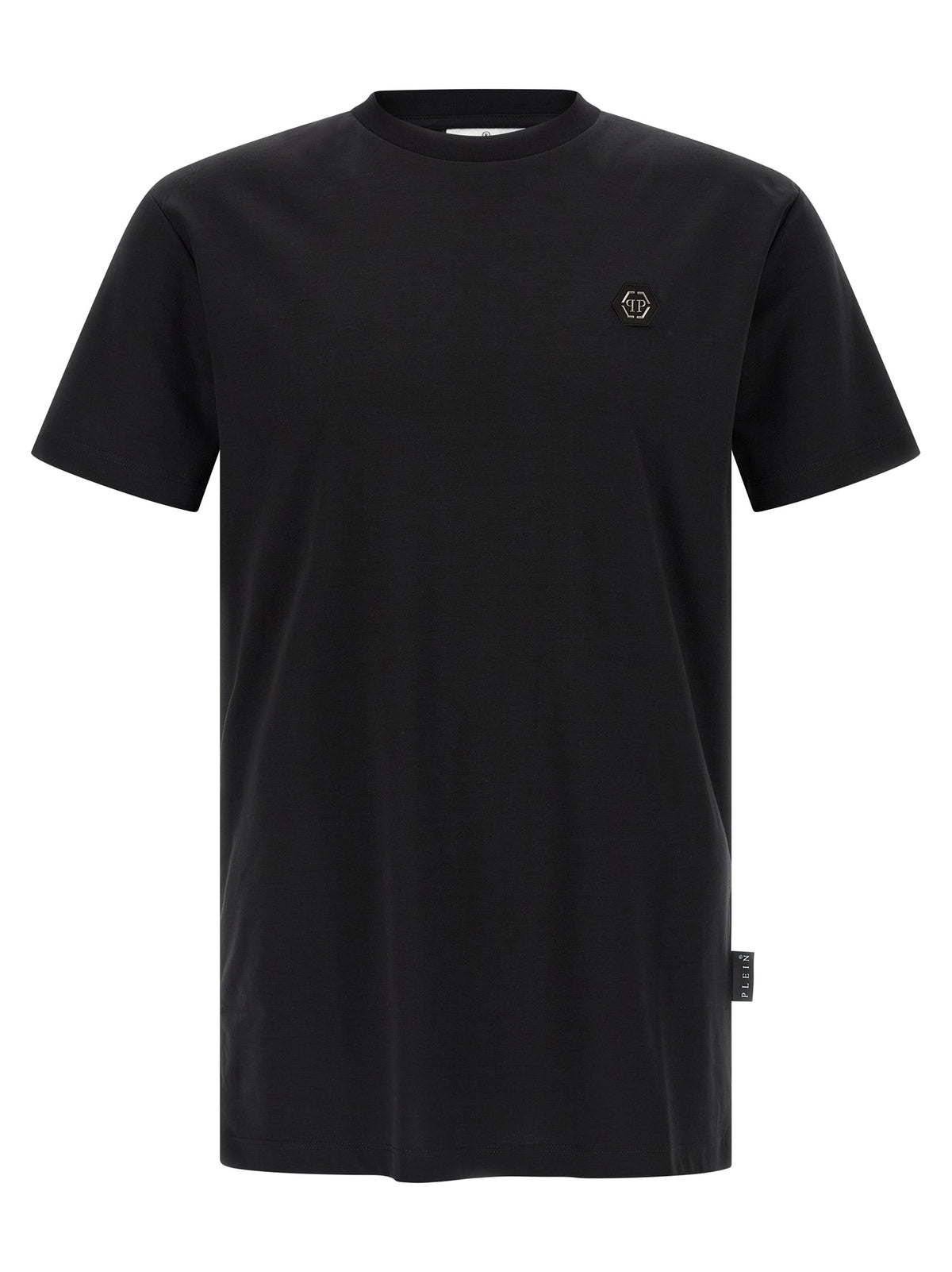 Philipp Plein Black Cotton T-Shirt