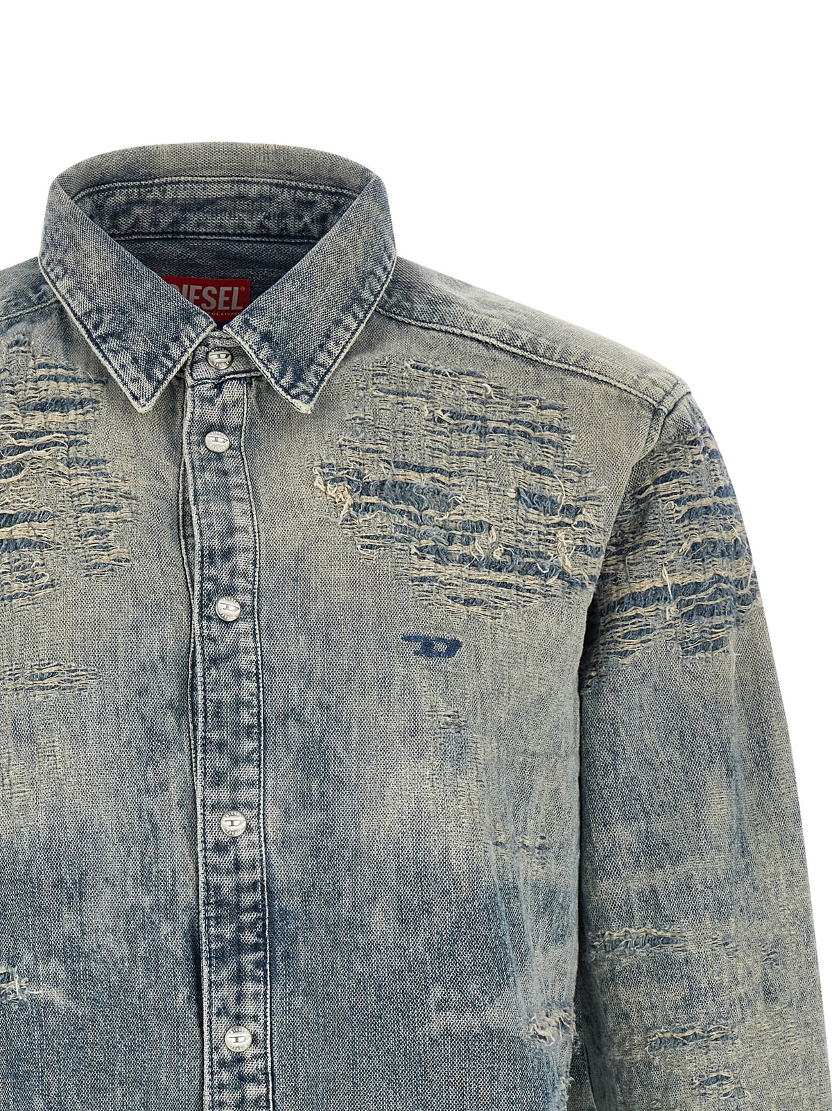 Diesel Blue Cotton Blouse