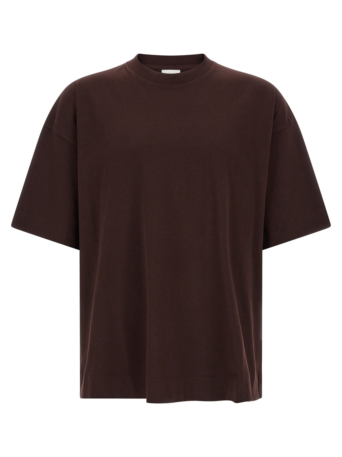 Dries Van Noten Bordeaux Cotton T-Shirt