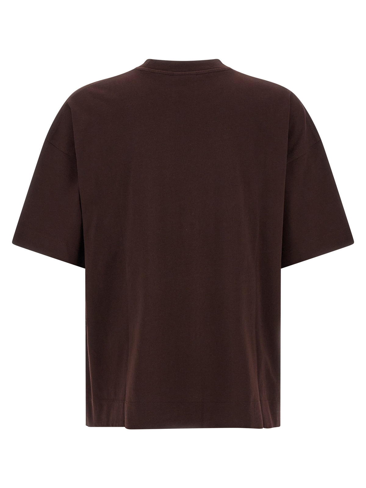 Dries Van Noten Bordeaux Cotton T-Shirt