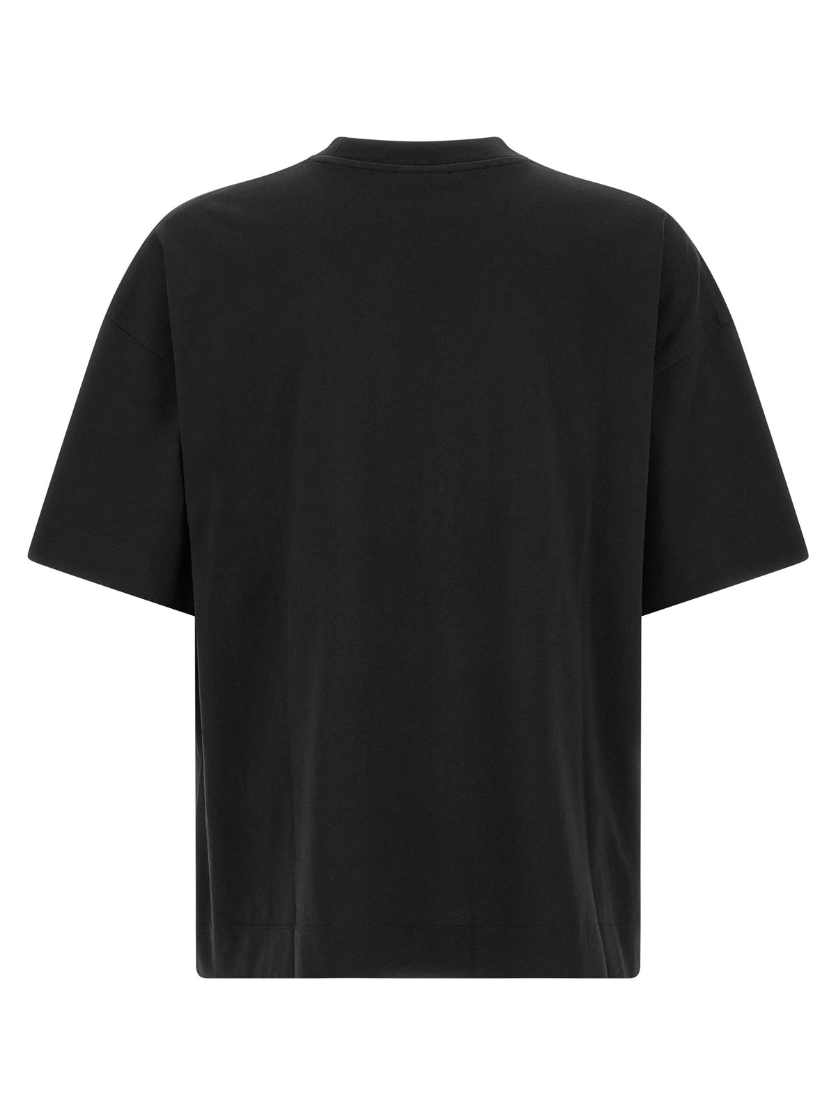 Dries Van Noten Black Cotton T-Shirt