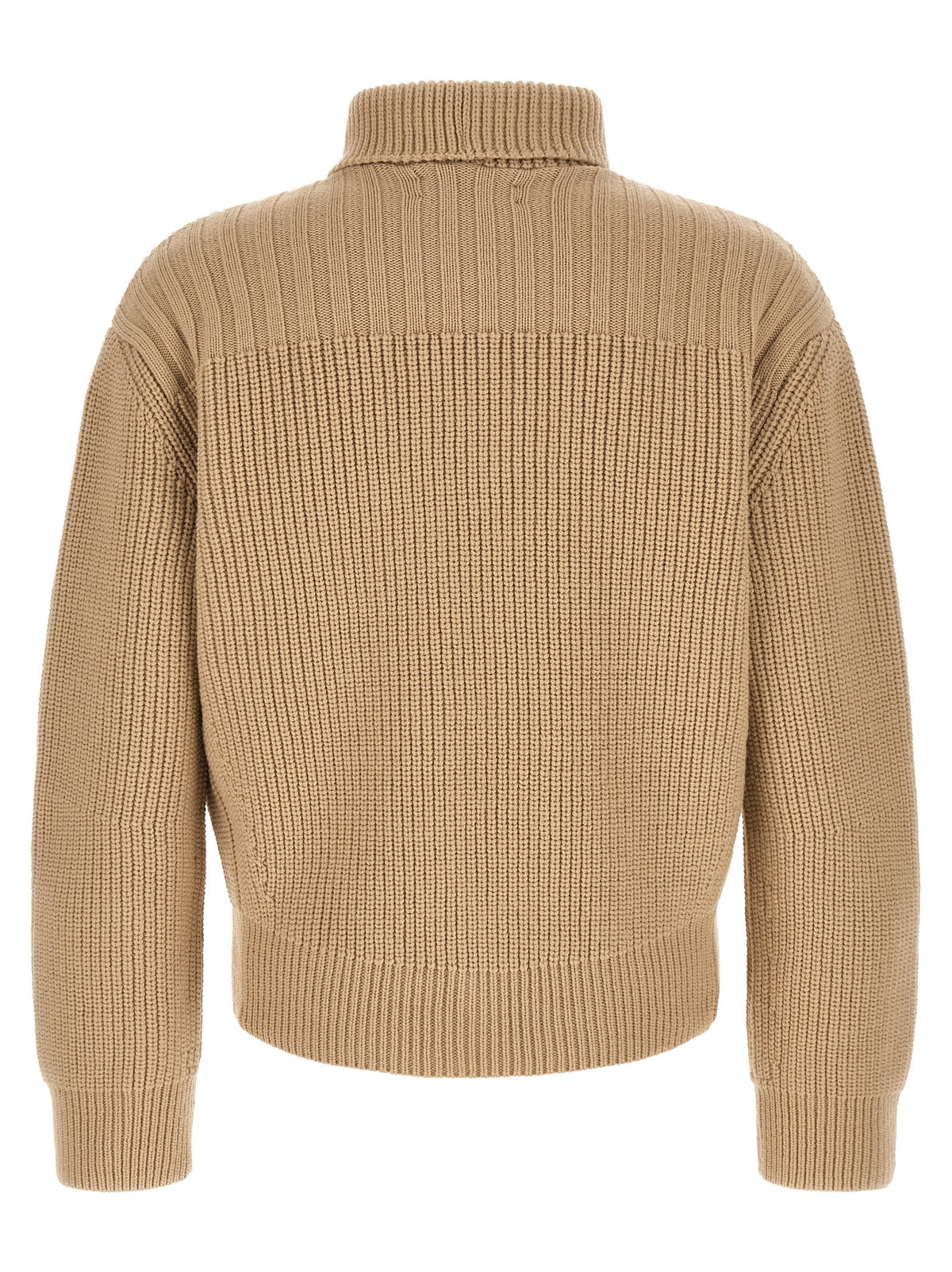 Dries Van Noten Beige Wool Cardigan