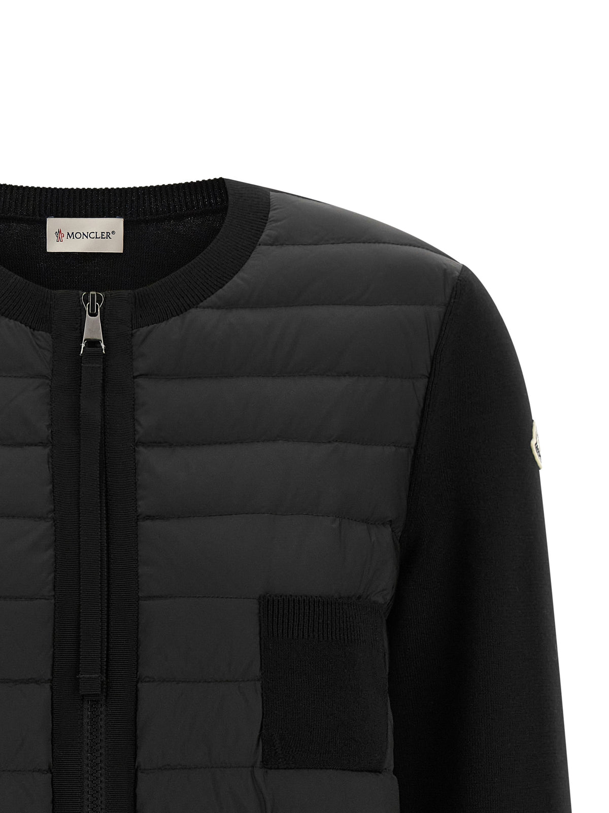 Moncler Black Polyamide Cardigan