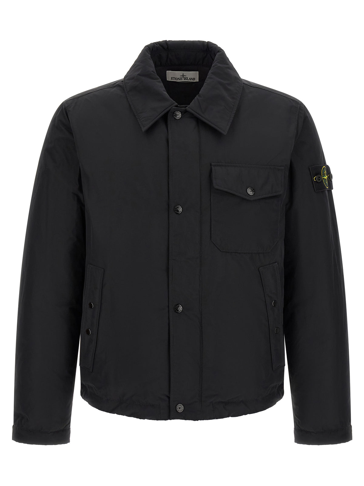 Stone Island Black Polyester Jacket