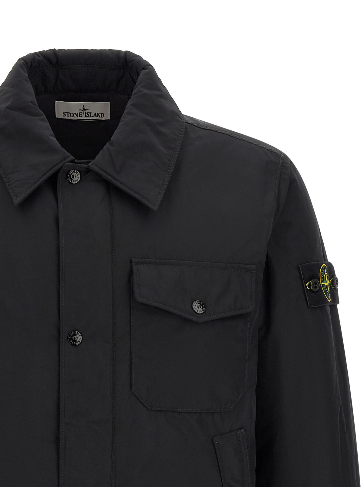 Stone Island Black Polyester Jacket