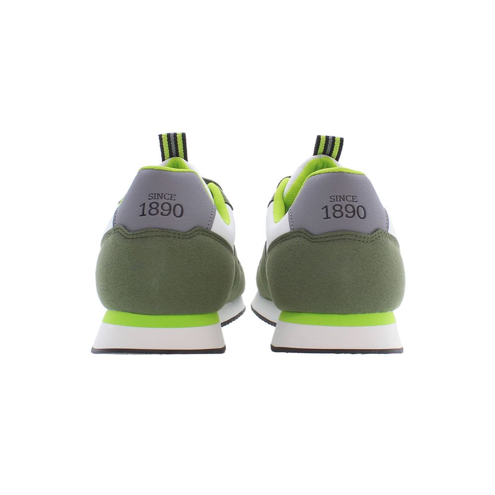 U.S. POLO ASSN. Green Polyester Men's Sneaker