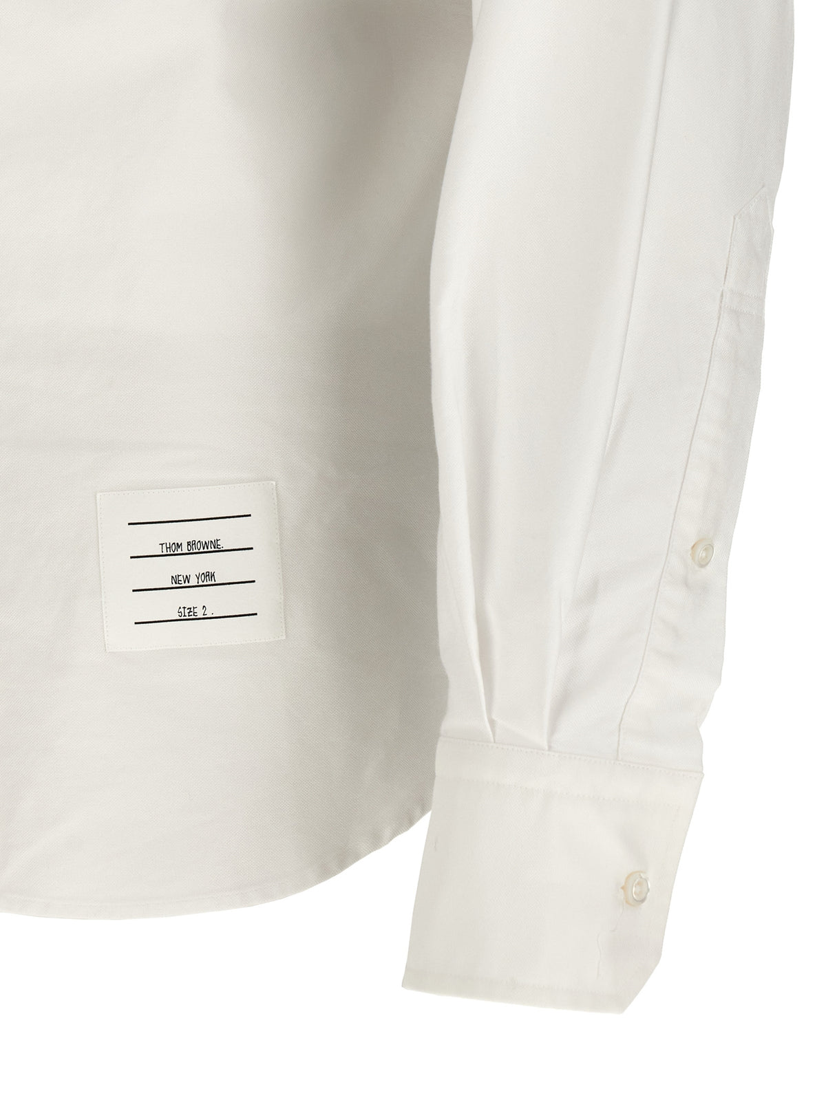 Thom Browne White Cotton Blouse