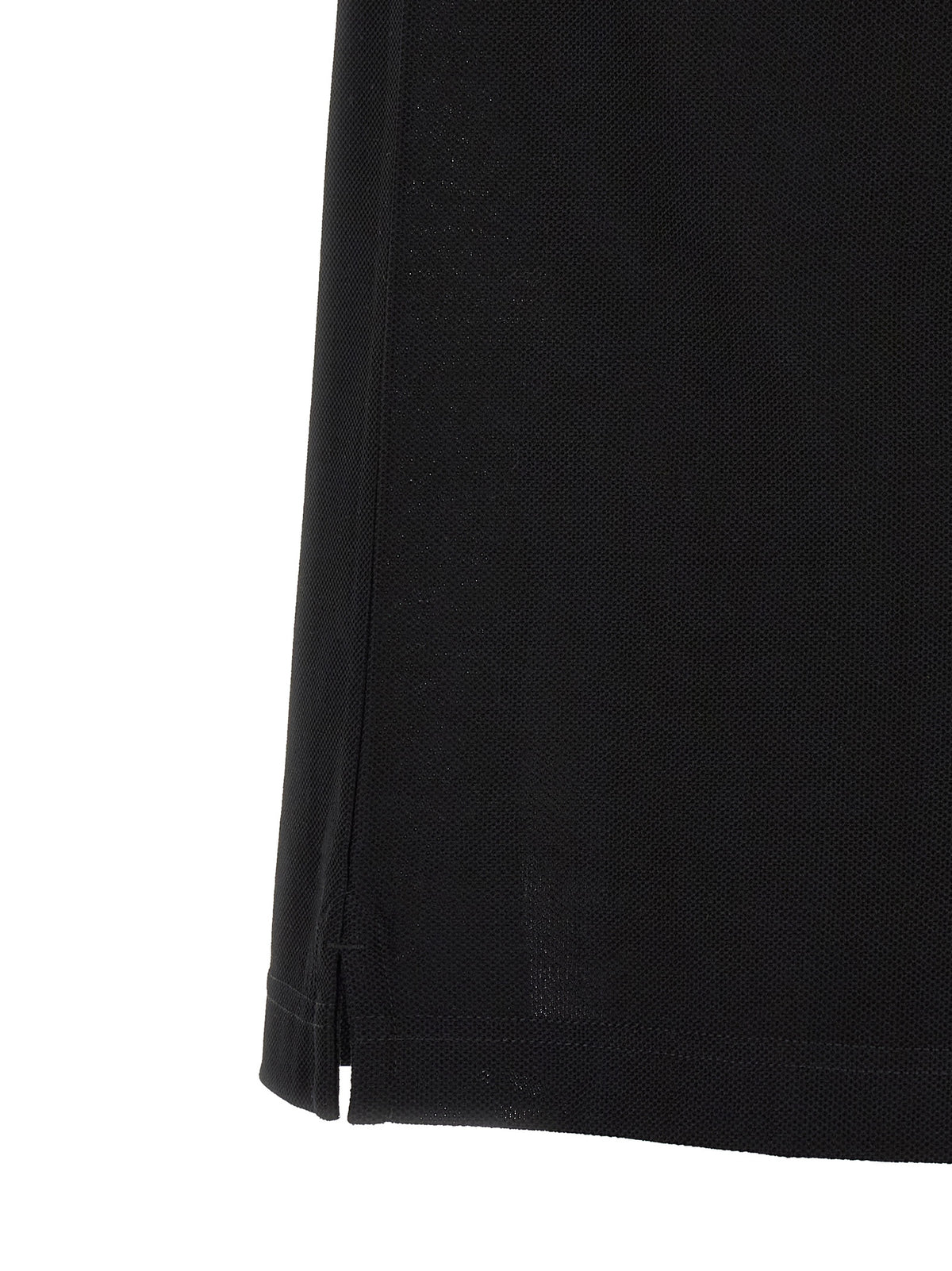 Burberry Black Cotton Polo Shirt
