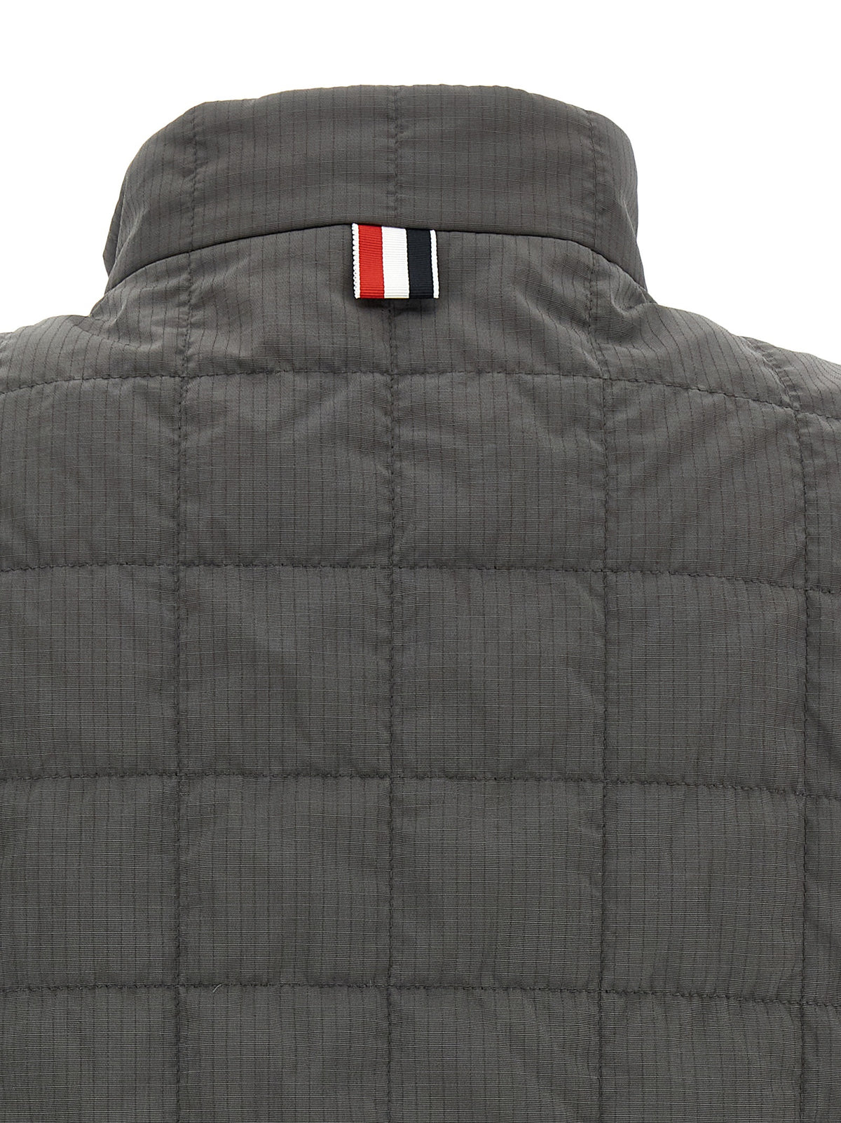 Thom Browne Gray Polyamide Sleeveless Jacket