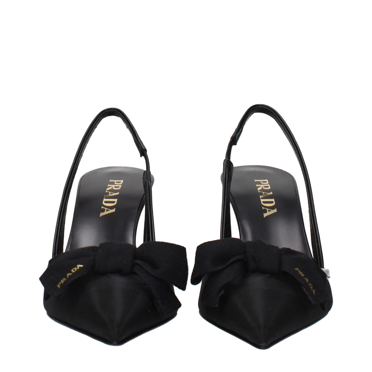 Prada Black Fibres High Heel Pumps