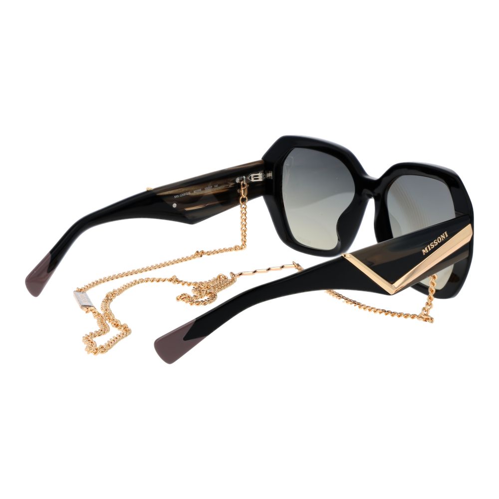Missoni Black Acetate Sunglasses