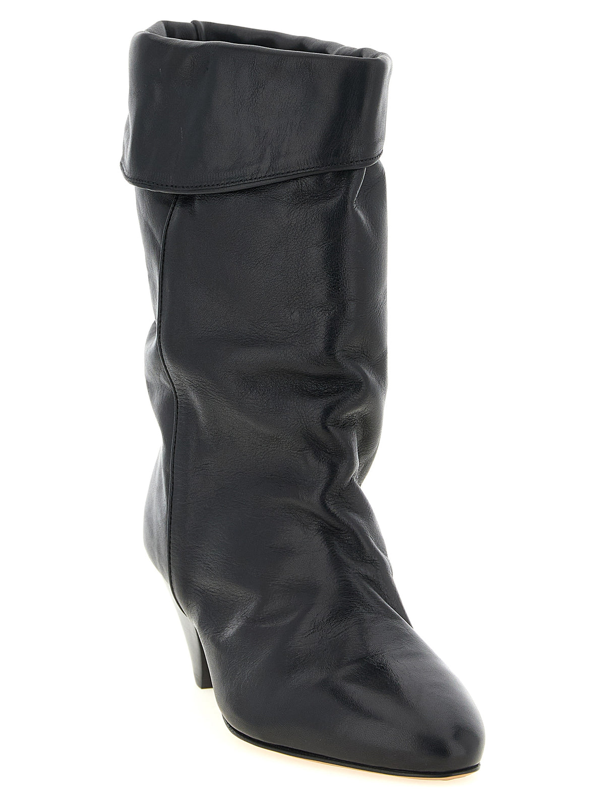 Isabel Marant Black Cowhide Ankle Boots