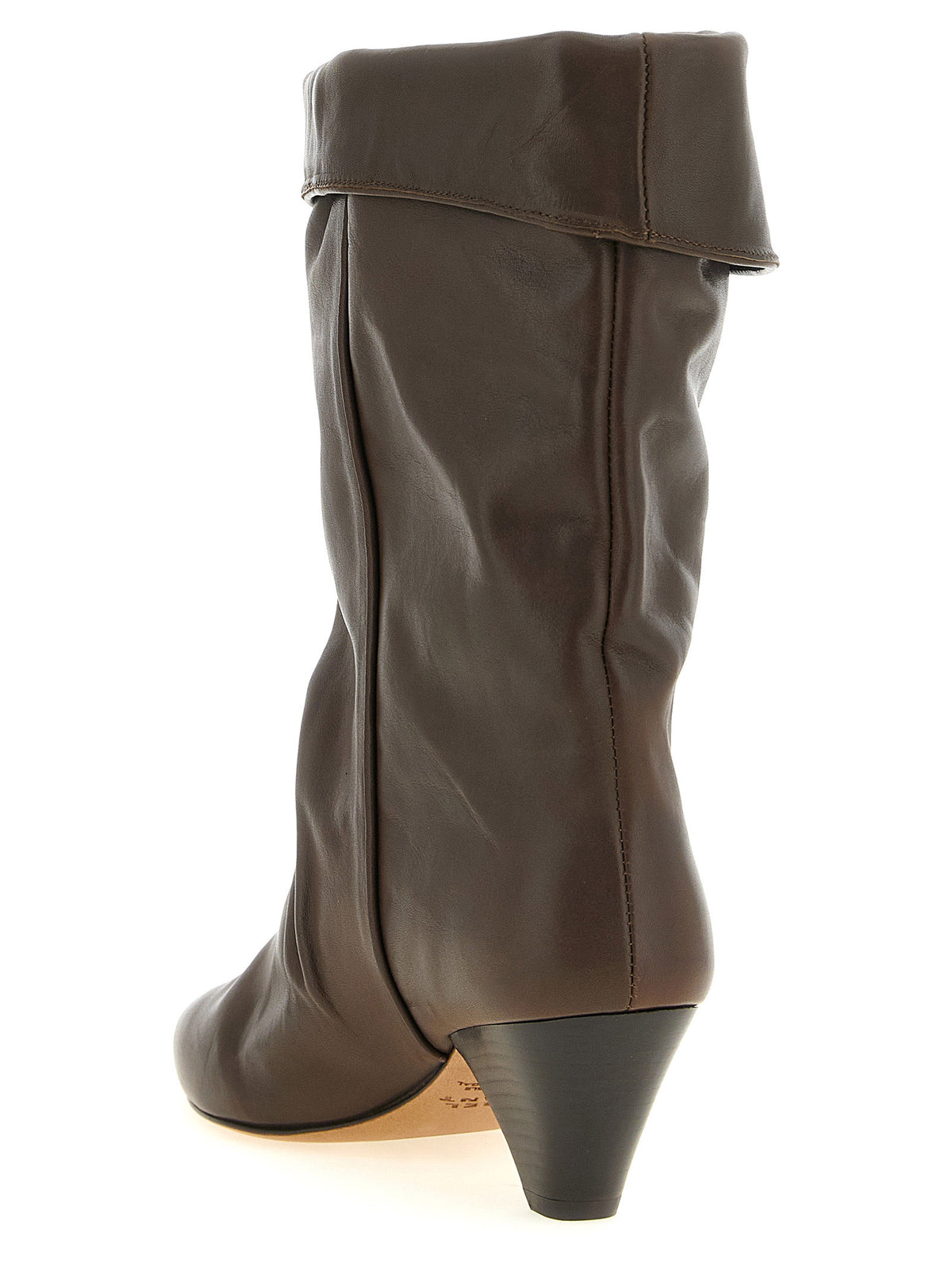 Isabel Marant Brown Cowhide Ankle Boots