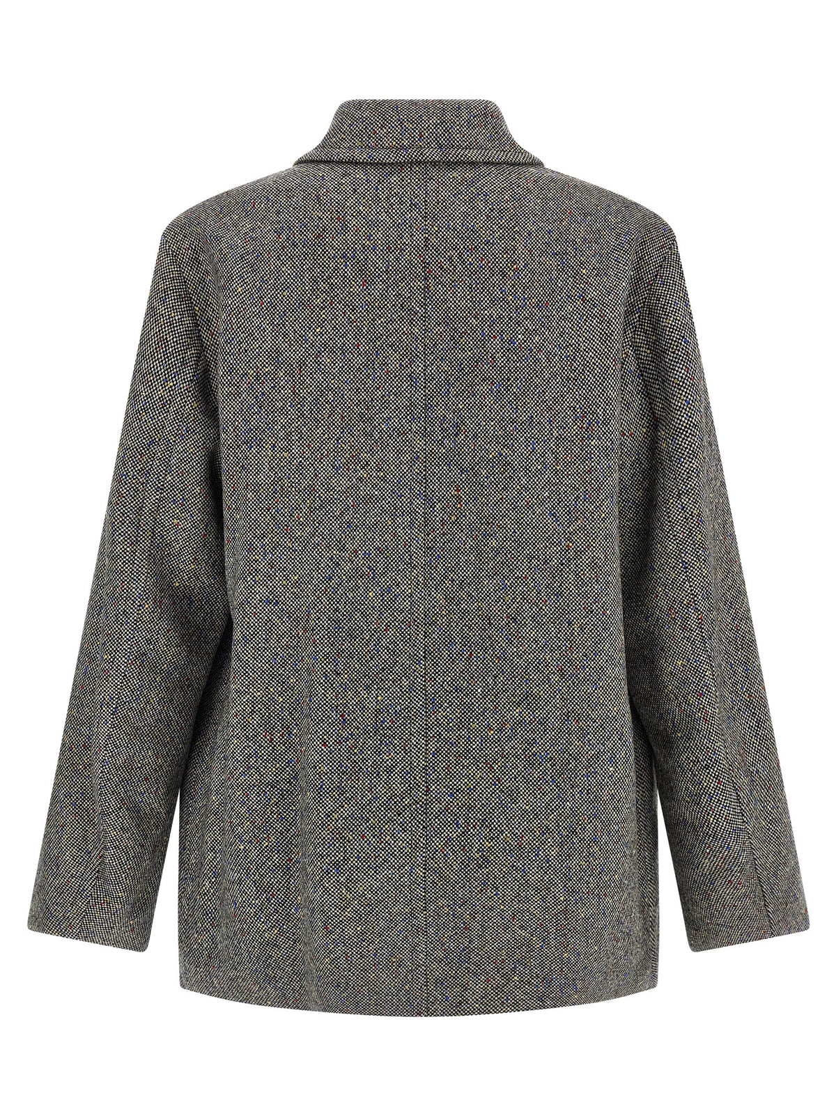 Dries Van Noten Gray Wool Coat