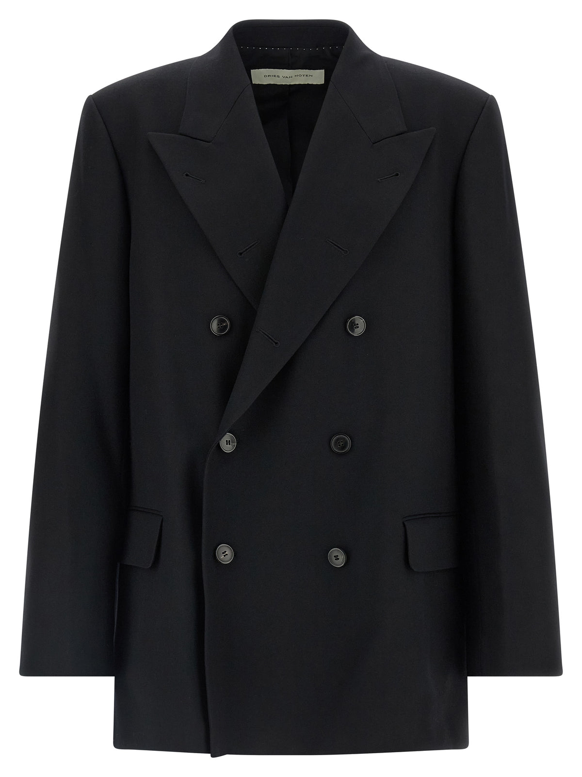 Dries Van Noten Black Wool Blazer