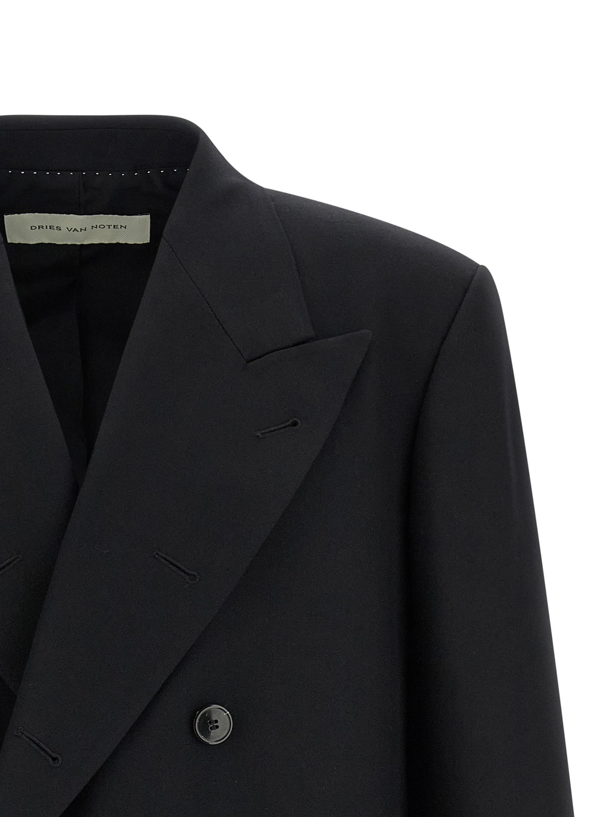 Dries Van Noten Black Wool Blazer